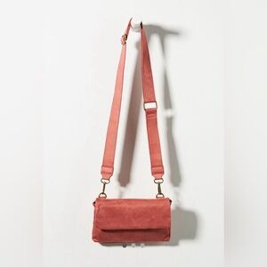 Anthropologie Envelope Crossbody Bag in Mauve